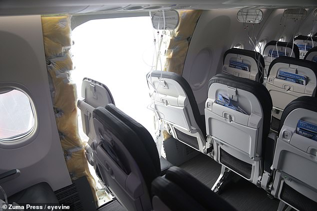 Дверная заглушка взорвалась в воздухе на рейсе Alaska Airlines 5 января 2024 года в Портленде, штат Орегон.