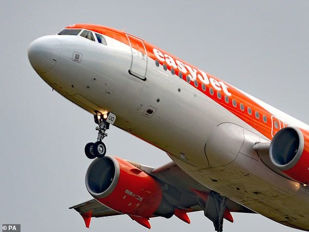 Пассажиры рейса easyJet из Франции в Борнмут, Дорсет, в понедельник получили забавное представление от невидимого члена экипажа по имени Энди (архивное изображение самолета easyJet)