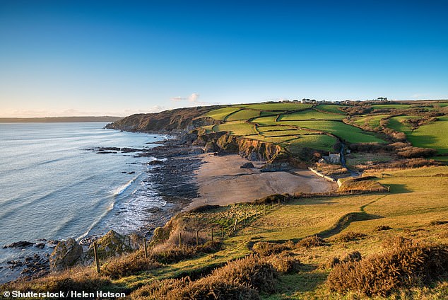 Залив Хеммик (выше) расположен на южном побережье Корнуолла и описан Visit Cornwall как «секретный пляж».