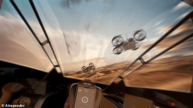 Airspeeder заявляет, что этот дизайн знаменует собой «захватывающий шаг в развитии Airspeeder как спорта и видения будущего мобильности».