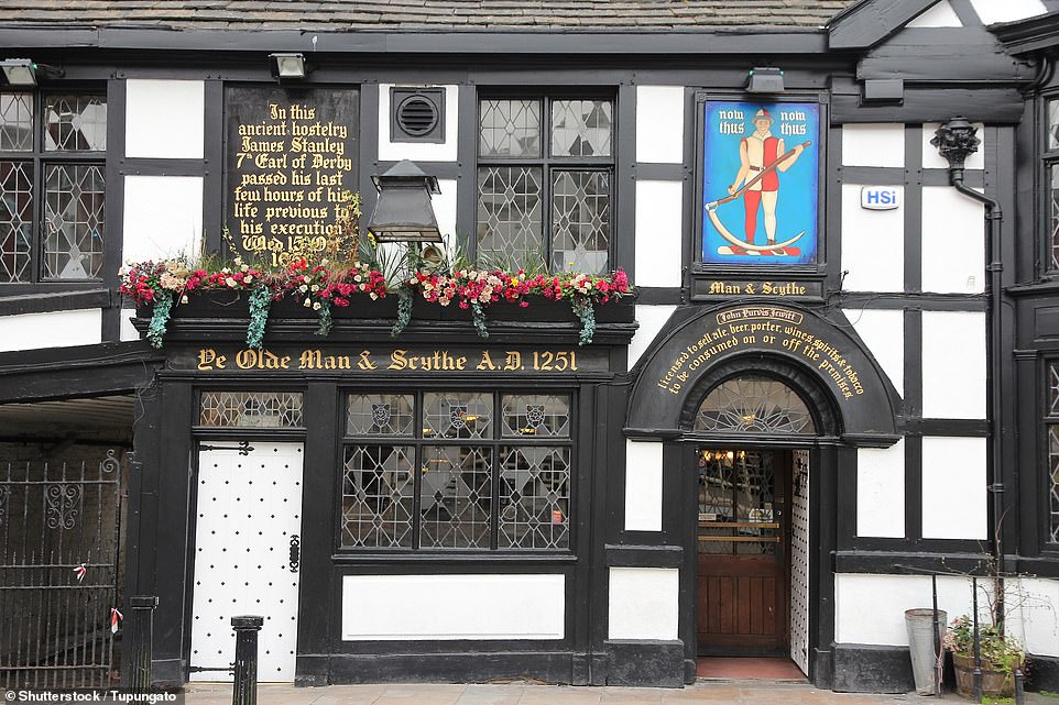 Forget what's written on the facade of Ye Old Man and Scythe - it was built in the mid-17th century