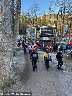 Закопане во время визита Джейка