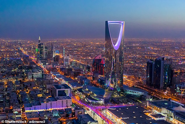 It's being dubbed the ¿new Dubai¿ - with tourist numbers soaring as glitzy international hotel chains doors and airlines clamber to launch new routes (Pictured: Saudi's capital, Riyadh)
